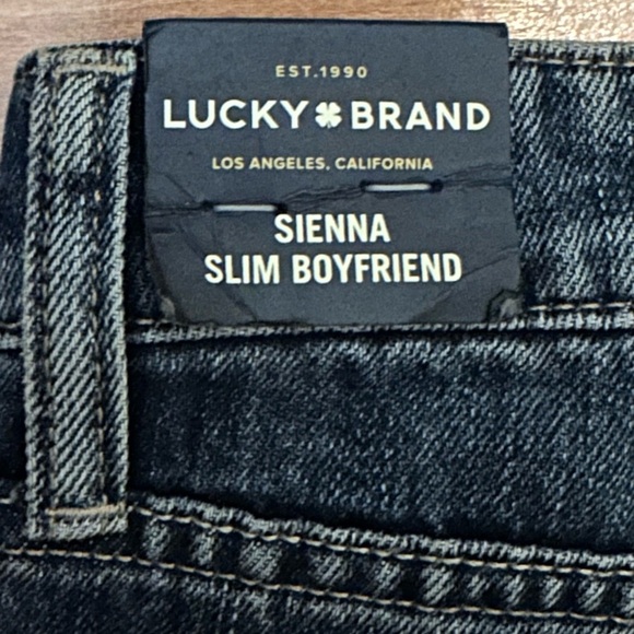 NWT Lucky Brand Sienna Slim Boyfriend Raw Hem Tag Size 10/30 Measures 34/26 - Picture 3 of 16